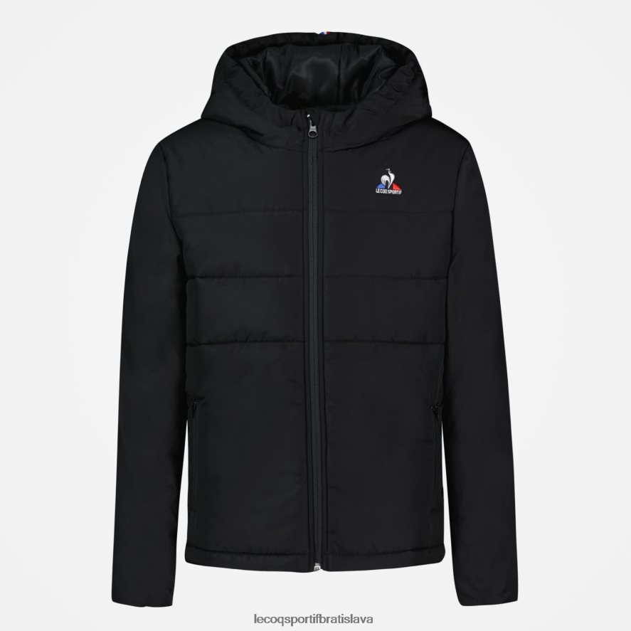 Le Coq Sportif oblečenie bunda čierna deti BF4DLN658