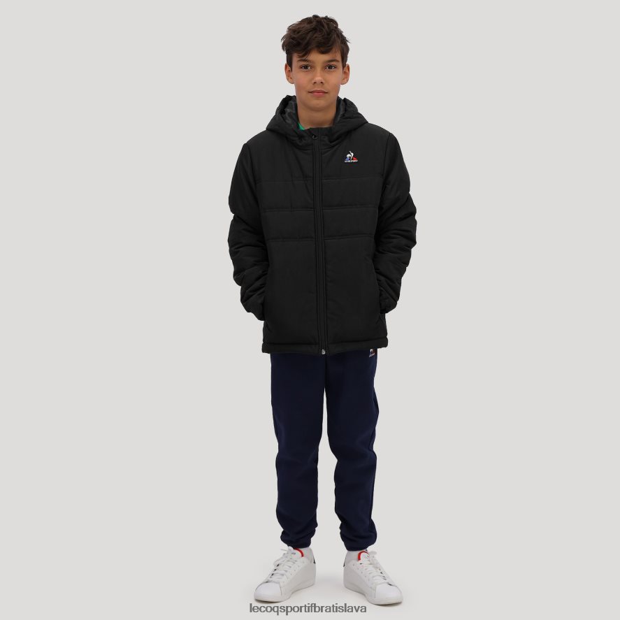 Le Coq Sportif oblečenie bunda čierna deti BF4DLN658