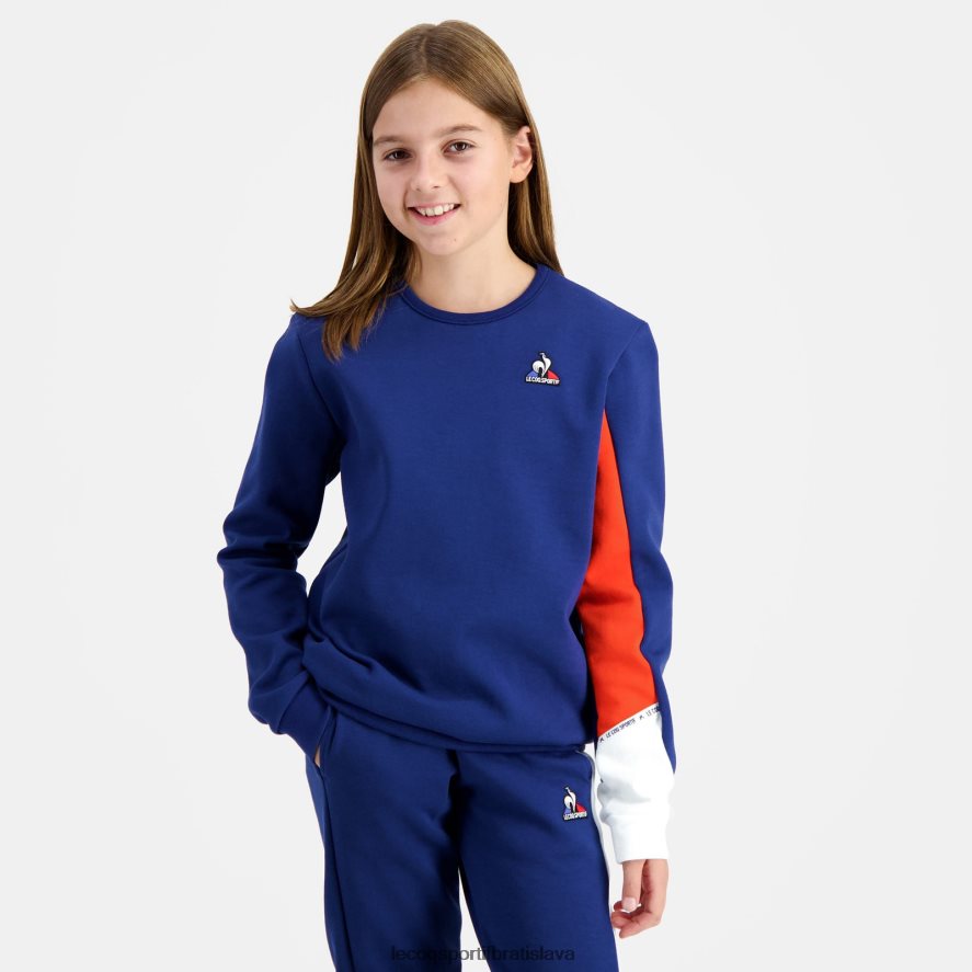 Le Coq Sportif oblečenie mikina modrá deti BF4DLN648