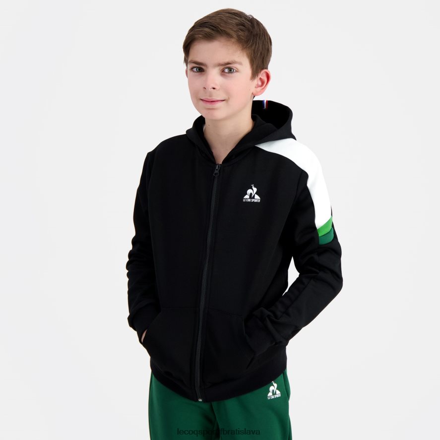 Le Coq Sportif oblečenie mikina s kapucňou a zipsom viacfarebná deti BF4DLN391