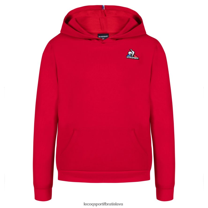 Le Coq Sportif oblečenie mikina s kapucňou červená deti BF4DLN668