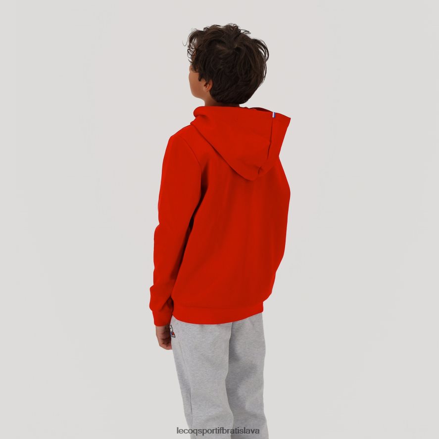 Le Coq Sportif oblečenie mikina s kapucňou červená deti BF4DLN668