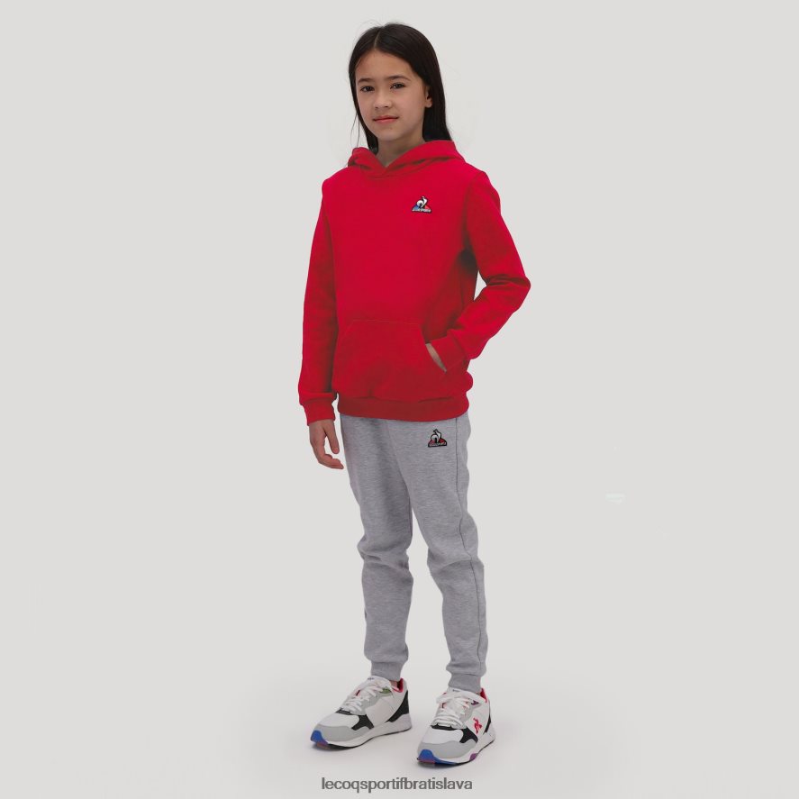 Le Coq Sportif oblečenie mikina s kapucňou červená deti BF4DLN668