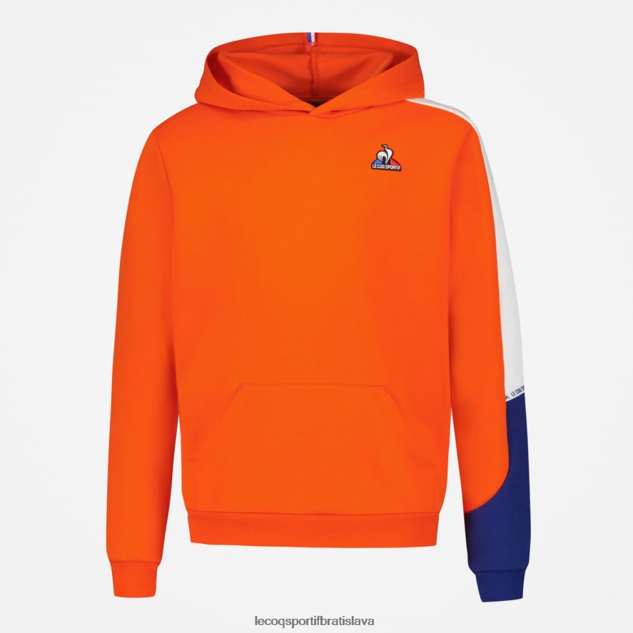 Le Coq Sportif oblečenie mikina s kapucňou oranžová deti BF4DLN643