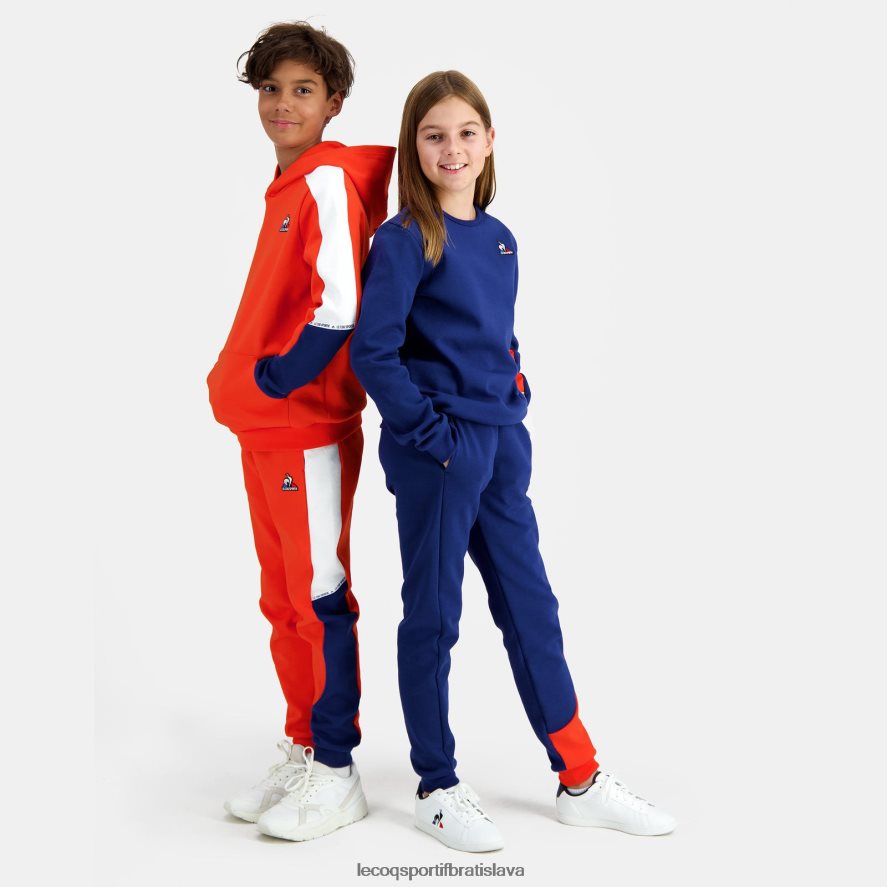 Le Coq Sportif oblečenie mikina s kapucňou oranžová deti BF4DLN643