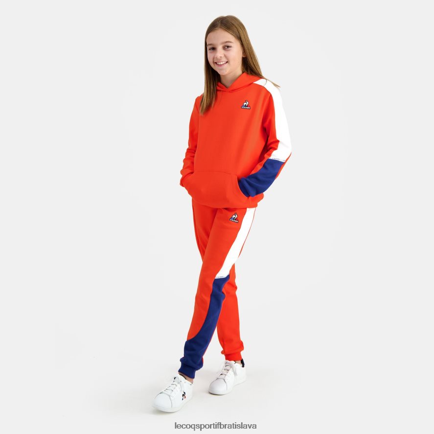 Le Coq Sportif oblečenie mikina s kapucňou oranžová deti BF4DLN643