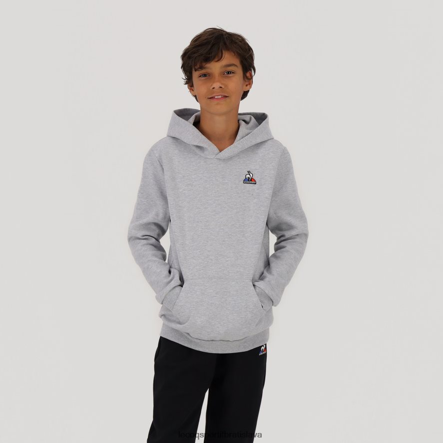 Le Coq Sportif oblečenie mikina s kapucňou sivá deti BF4DLN669