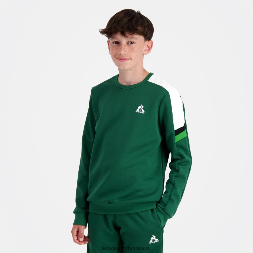 Le Coq Sportif oblečenie mikina zelená deti BF4DLN392