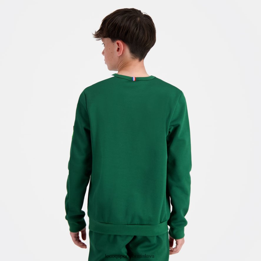 Le Coq Sportif oblečenie mikina zelená deti BF4DLN392
