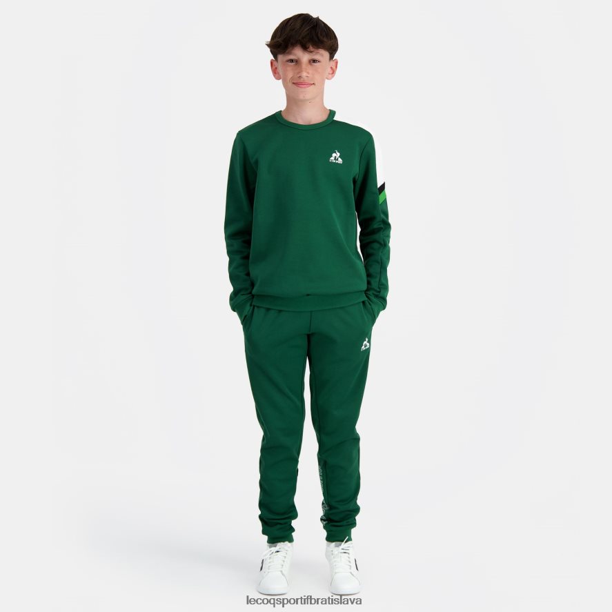 Le Coq Sportif oblečenie mikina zelená deti BF4DLN392
