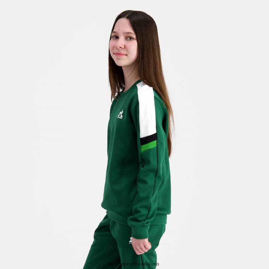 Le Coq Sportif oblečenie mikina zelená deti BF4DLN392