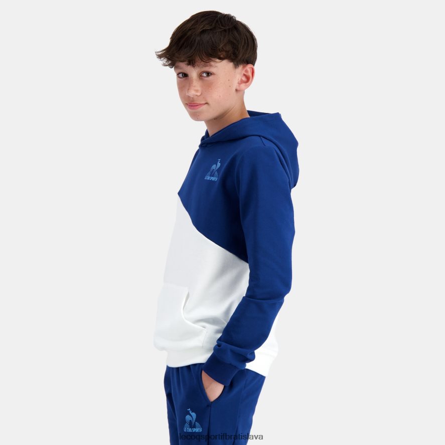 Le Coq Sportif oblečenie modrá mikina s kapucňou deti BF4DLN395