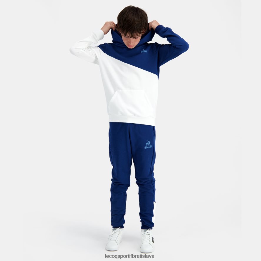Le Coq Sportif oblečenie modrá mikina s kapucňou deti BF4DLN395