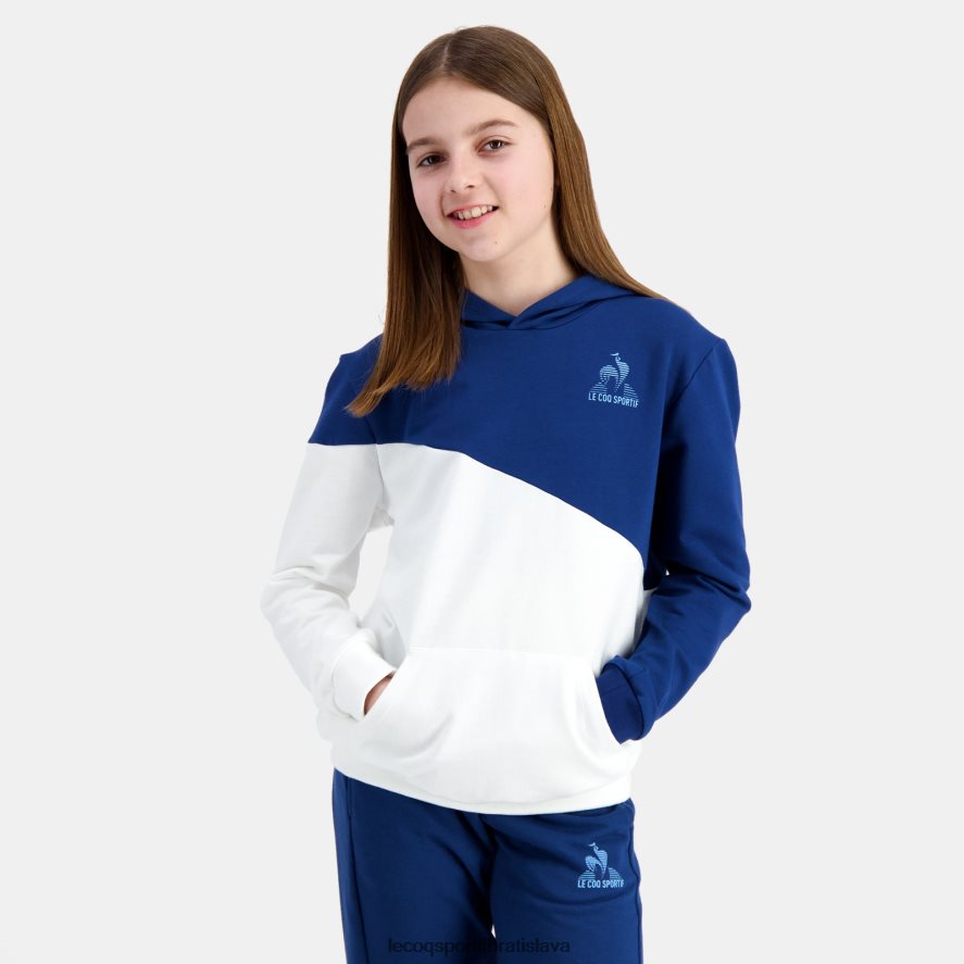 Le Coq Sportif oblečenie modrá mikina s kapucňou deti BF4DLN395