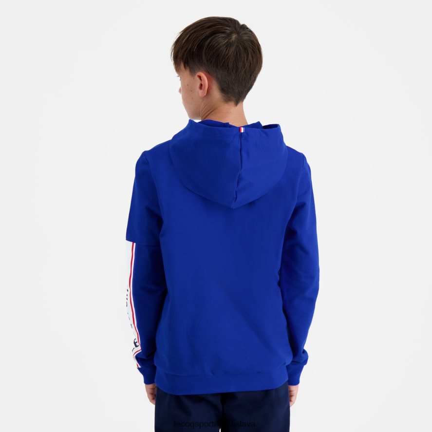 Le Coq Sportif oblečenie modrá mikina s kapucňou deti BF4DLN653