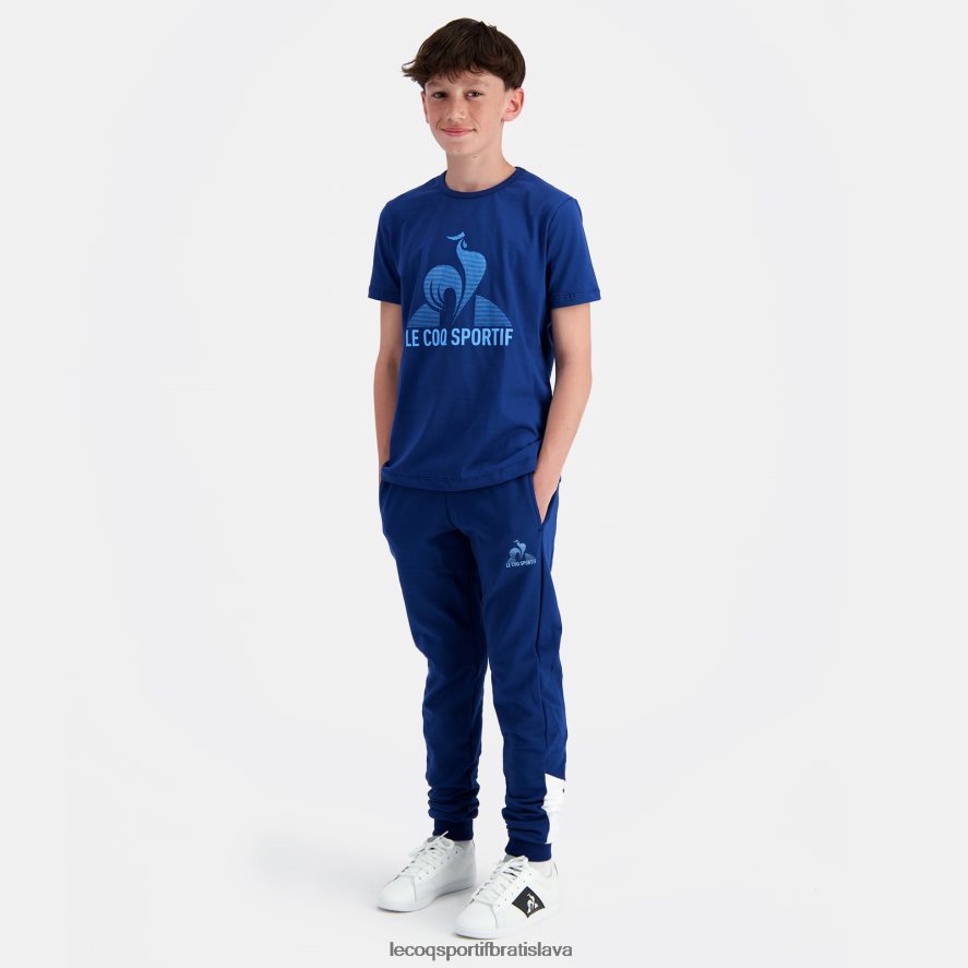 Le Coq Sportif oblečenie nohavice modré deti BF4DLN412
