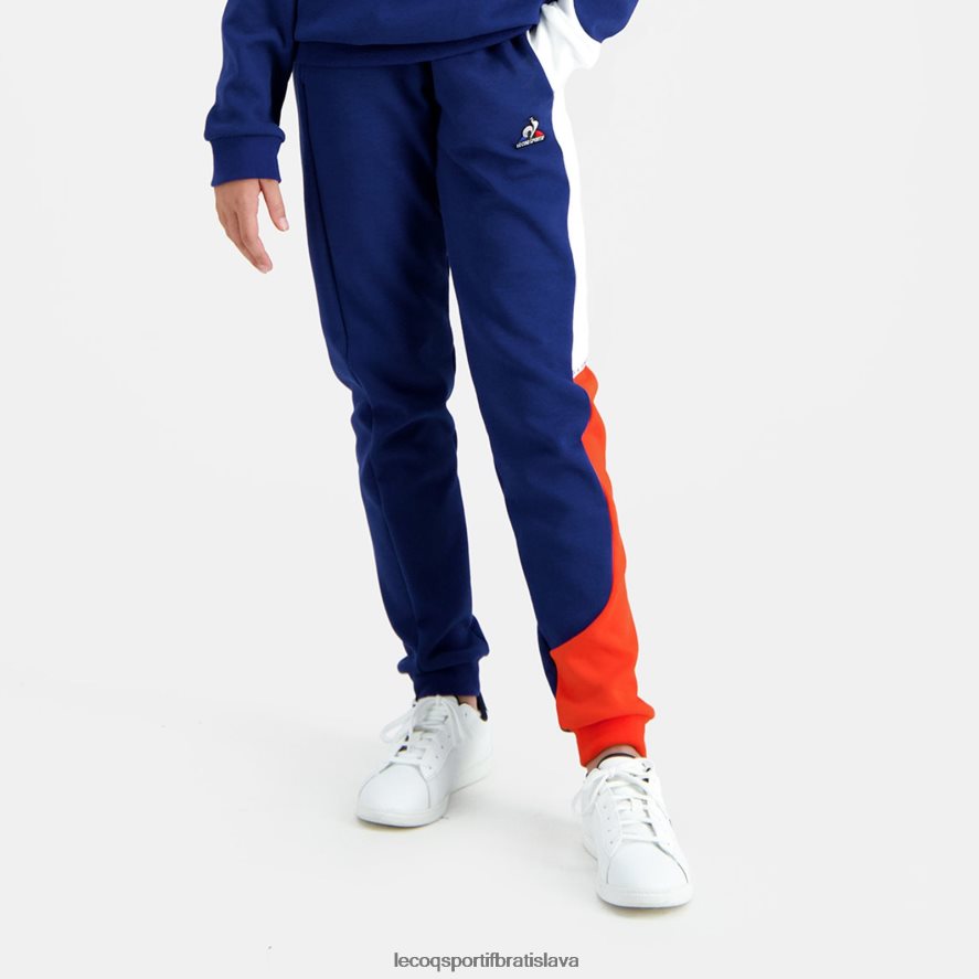 Le Coq Sportif oblečenie nohavice modré deti BF4DLN647