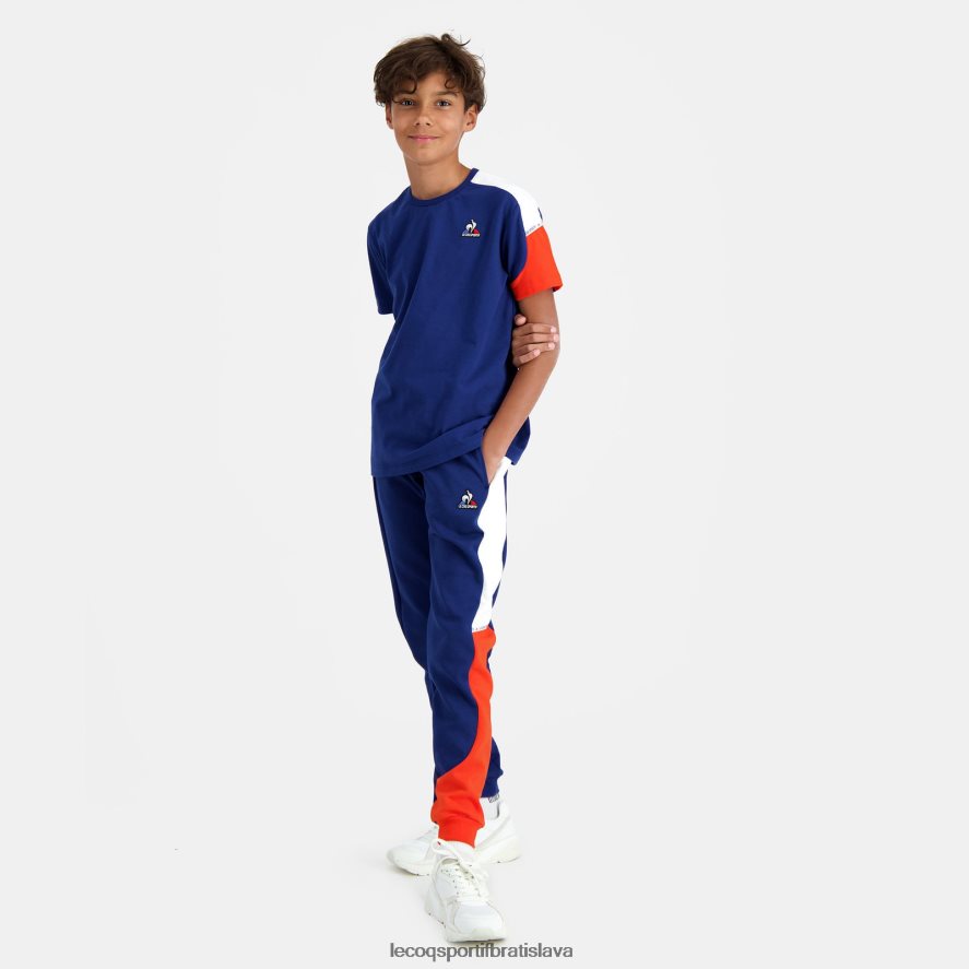 Le Coq Sportif oblečenie nohavice modré deti BF4DLN647