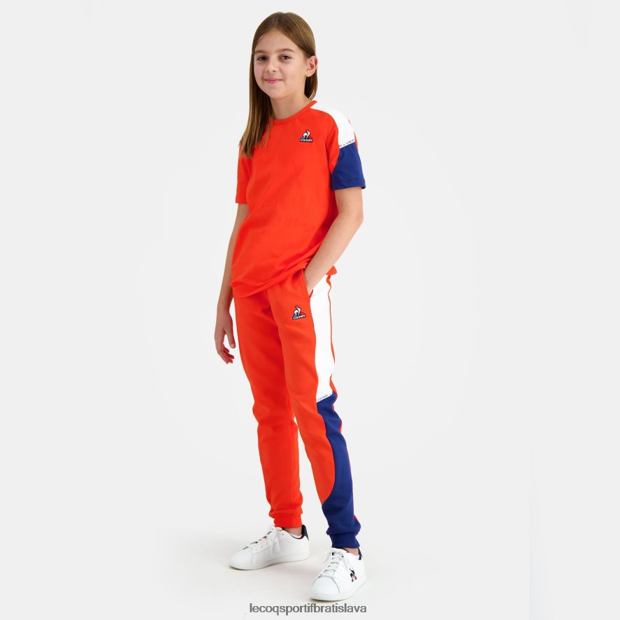 Le Coq Sportif oblečenie nohavice oranžové deti BF4DLN642