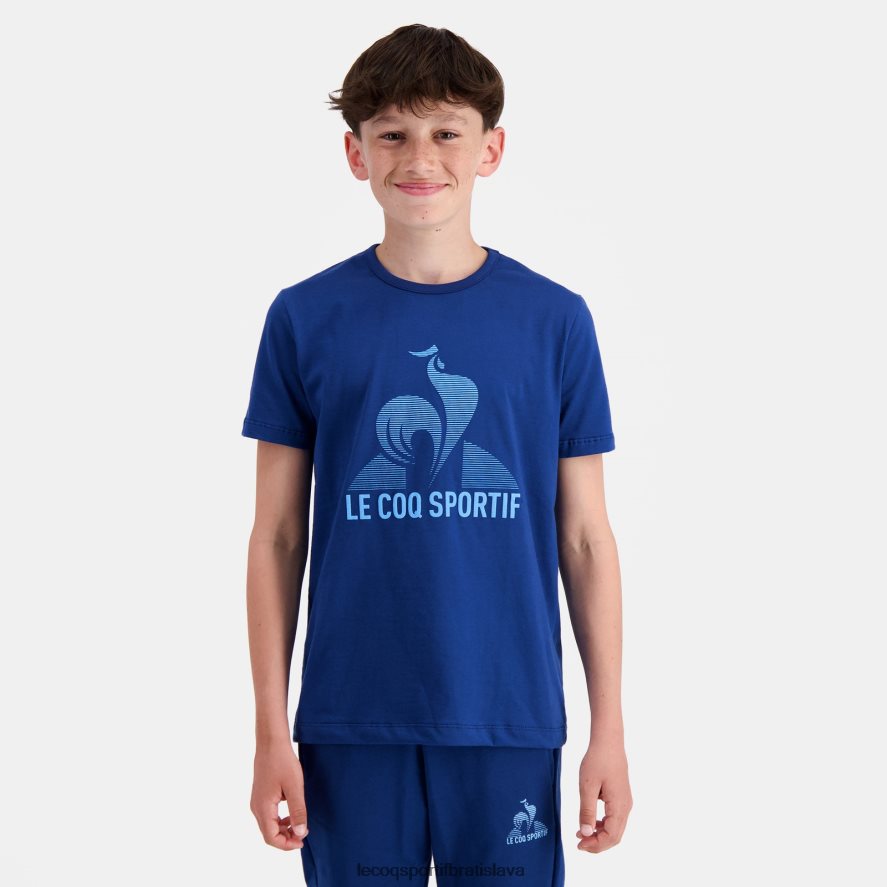 Le Coq Sportif oblečenie modré tričko deti BF4DLN386