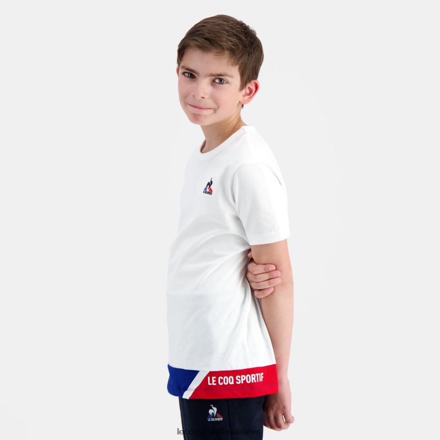 Le Coq Sportif oblečenie tričko biele deti BF4DLN383