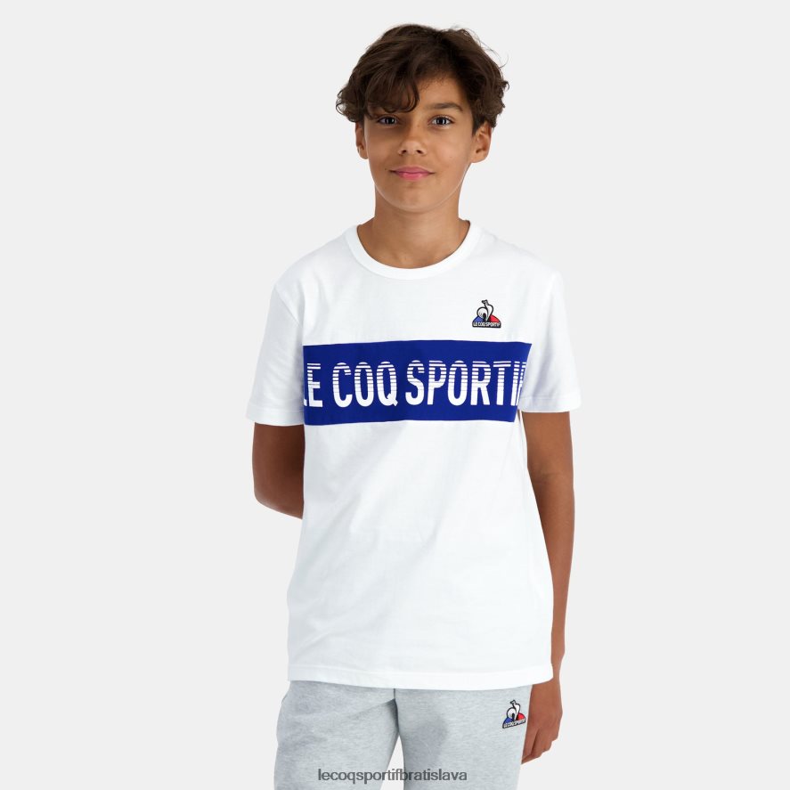 Le Coq Sportif oblečenie tričko biele deti BF4DLN646
