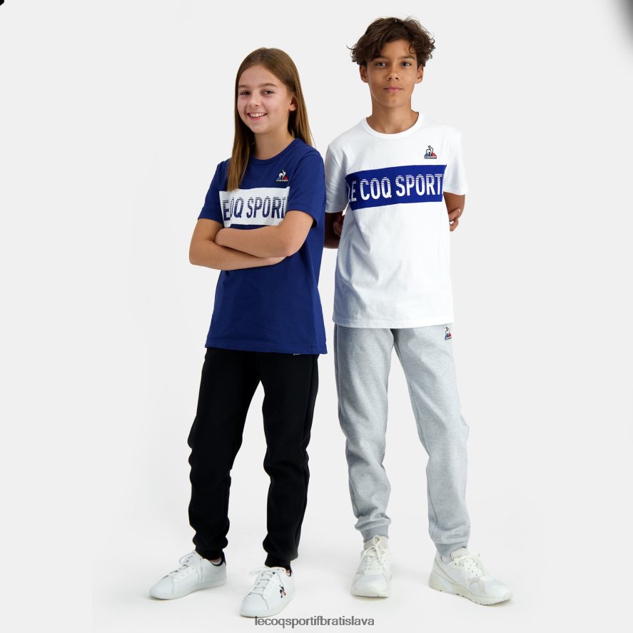Le Coq Sportif oblečenie tričko biele deti BF4DLN646