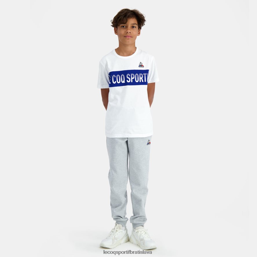 Le Coq Sportif oblečenie tričko biele deti BF4DLN646