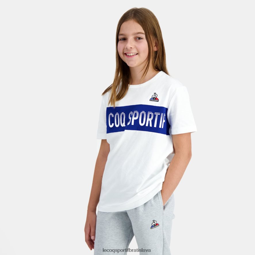 Le Coq Sportif oblečenie tričko biele deti BF4DLN646