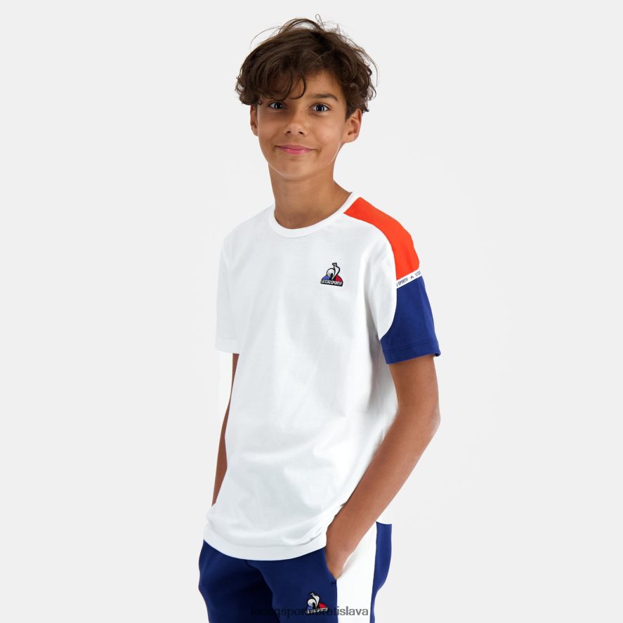 Le Coq Sportif oblečenie tričko biele deti BF4DLN649