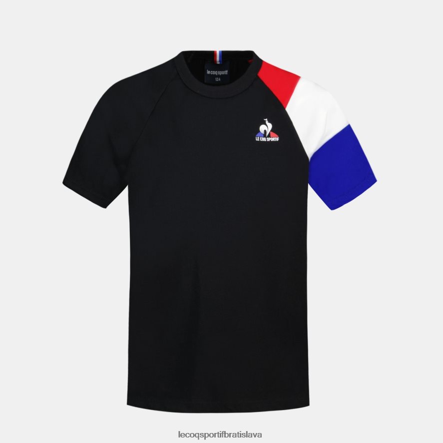 Le Coq Sportif oblečenie tričko čierne deti BF4DLN377
