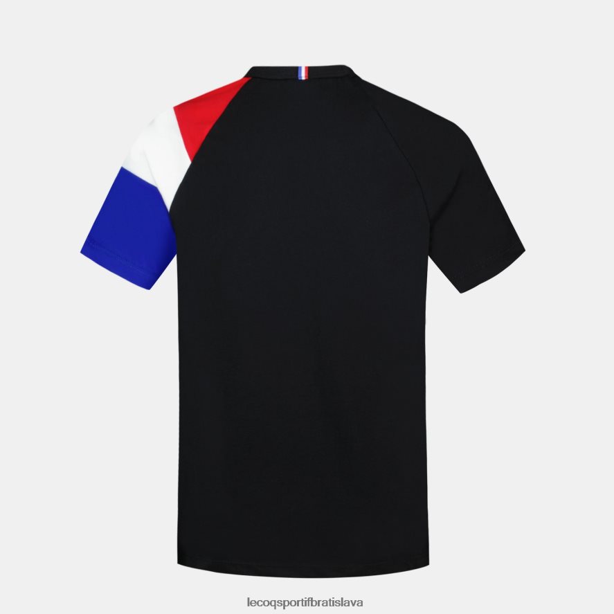 Le Coq Sportif oblečenie tričko čierne deti BF4DLN377