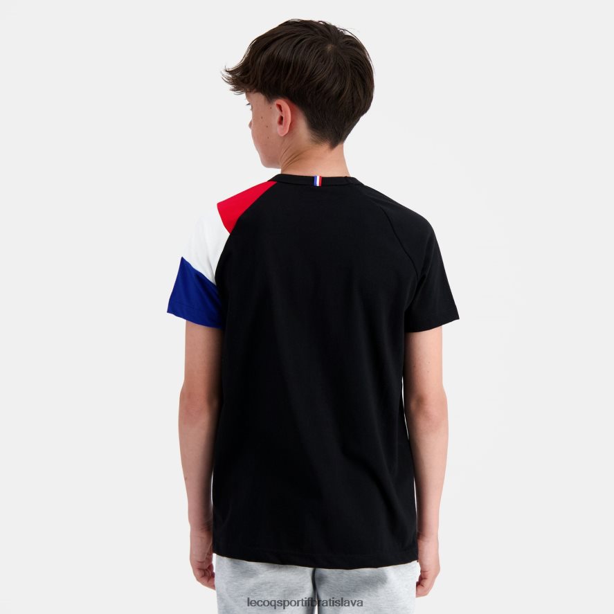 Le Coq Sportif oblečenie tričko čierne deti BF4DLN377