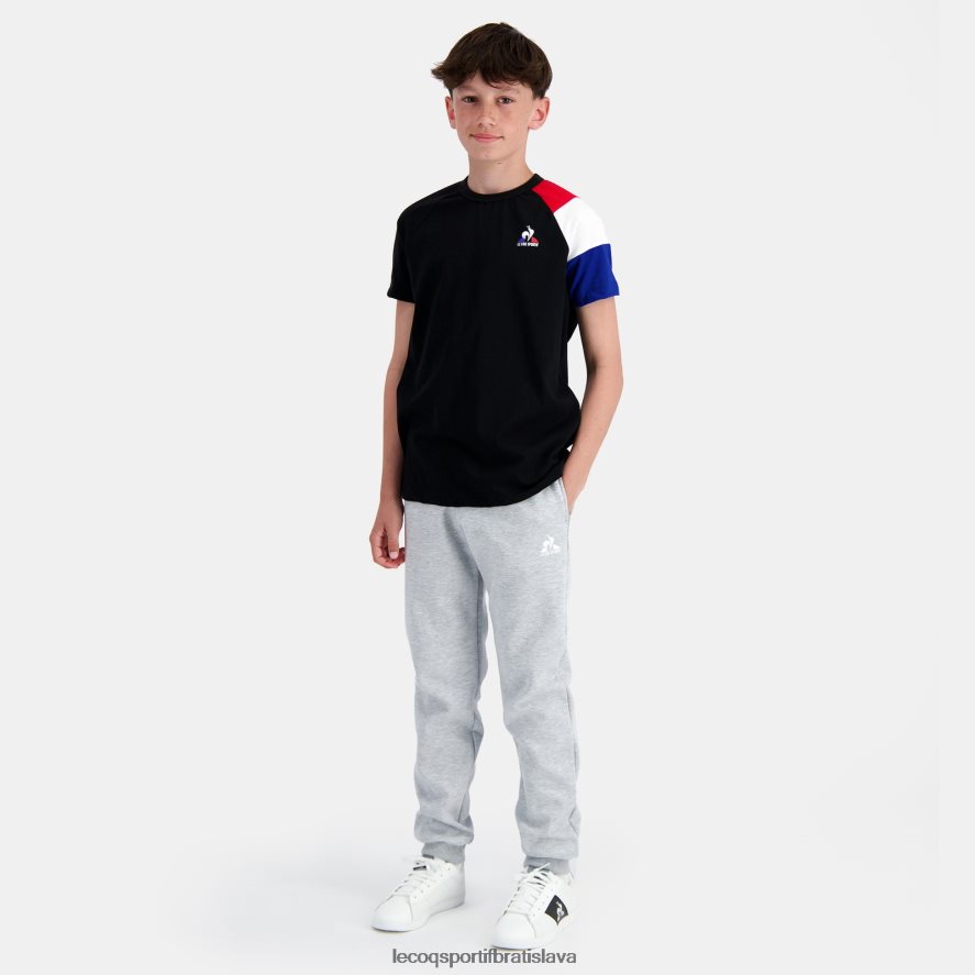Le Coq Sportif oblečenie tričko čierne deti BF4DLN377