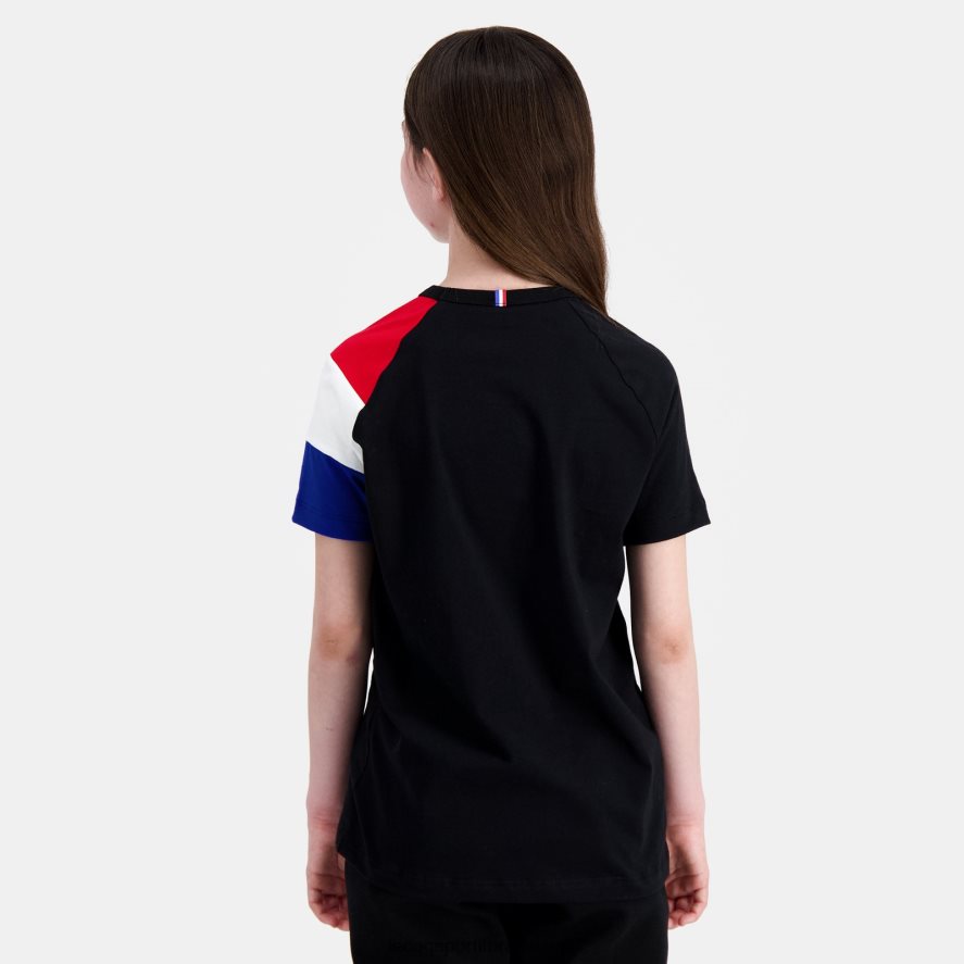 Le Coq Sportif oblečenie tričko čierne deti BF4DLN377