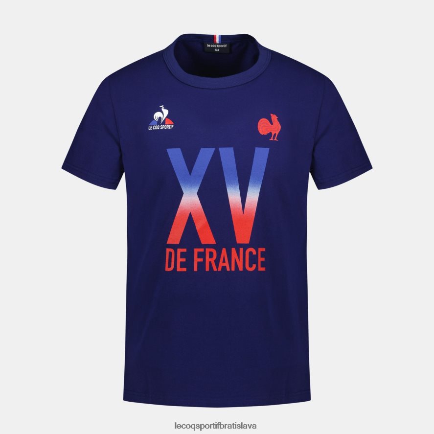 Le Coq Sportif oblečenie tričko - xv de france blue deti BF4DLN389