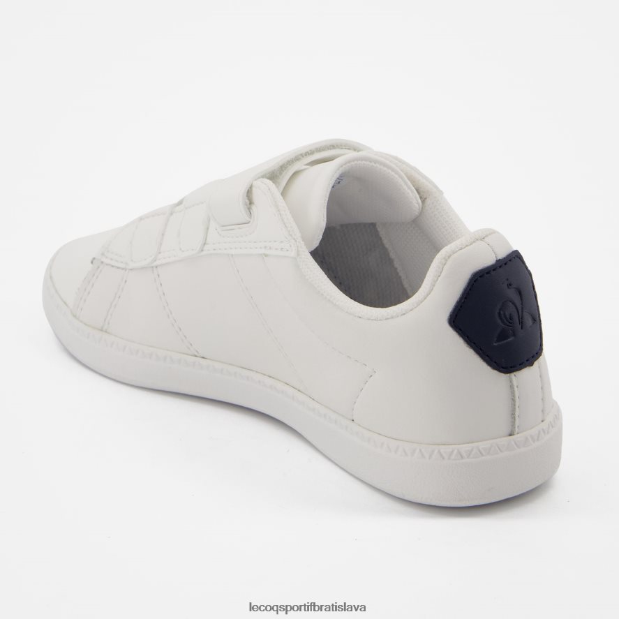 Le Coq Sportif topánky topánkový kurtklasická biela deti BF4DLN420