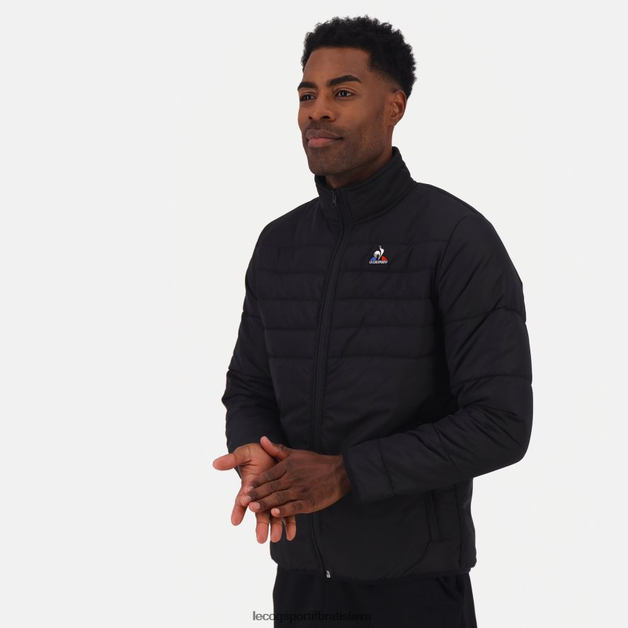 Le Coq Sportif oblečenie páperová bunda čierna muži BF4DLN481