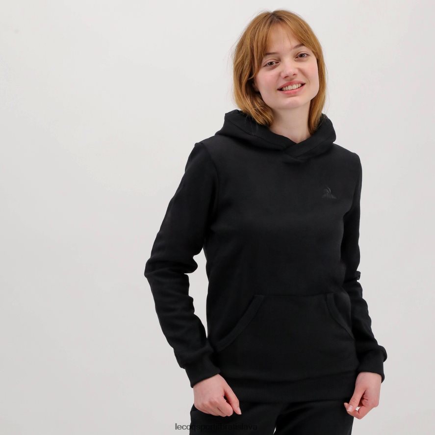 Le Coq Sportif oblečenie čierna mikina s kapucňou muži BF4DLN493