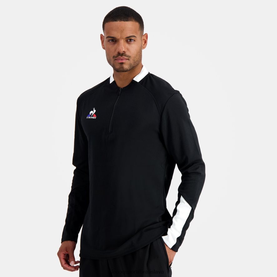 Le Coq Sportif oblečenie mikina čierna muži BF4DLN76