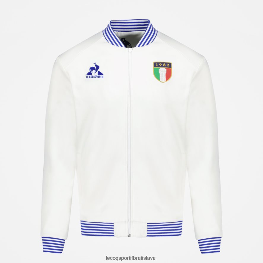 Le Coq Sportif oblečenie mikina na zips biela muži BF4DLN472