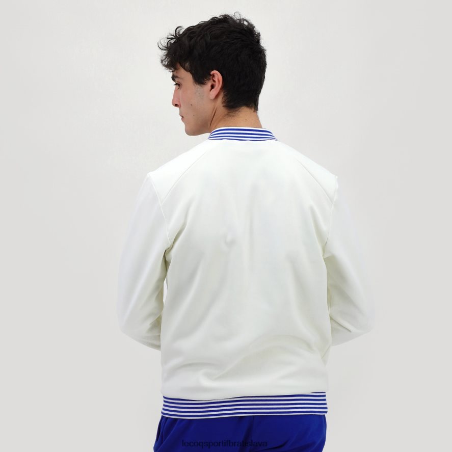 Le Coq Sportif oblečenie mikina na zips biela muži BF4DLN472