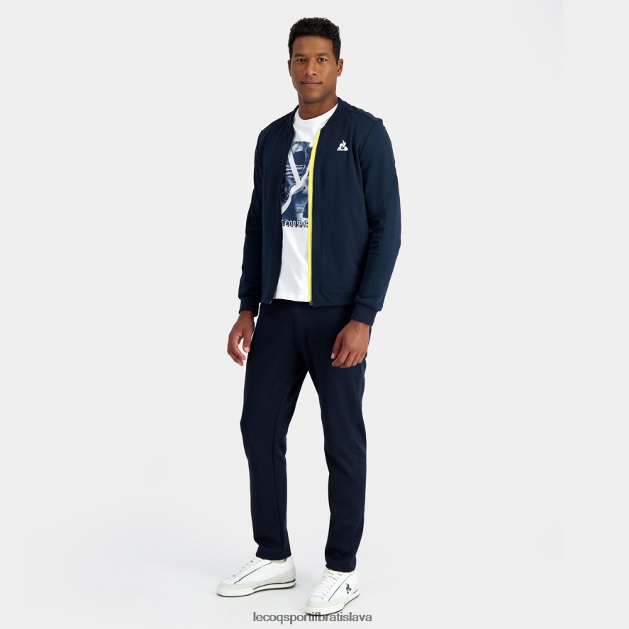 Le Coq Sportif oblečenie mikina na zips modrá muži BF4DLN19