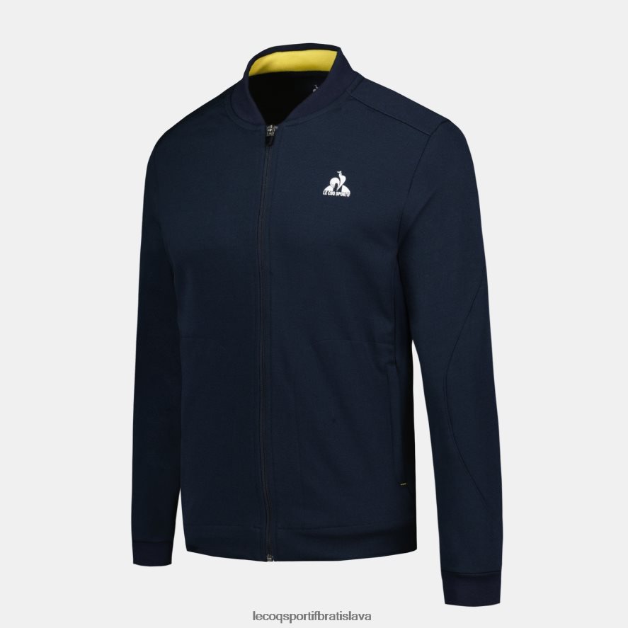 Le Coq Sportif oblečenie mikina na zips modrá muži BF4DLN19