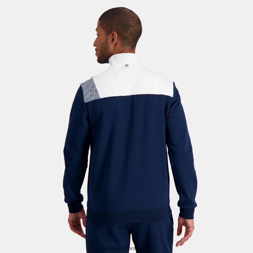 Le Coq Sportif oblečenie mikina na zips modrá muži BF4DLN23