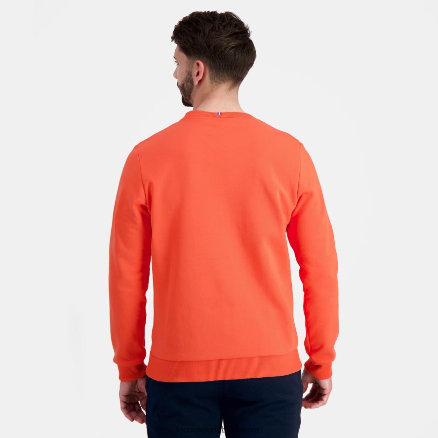 Le Coq Sportif oblečenie mikina oranžová muži BF4DLN14