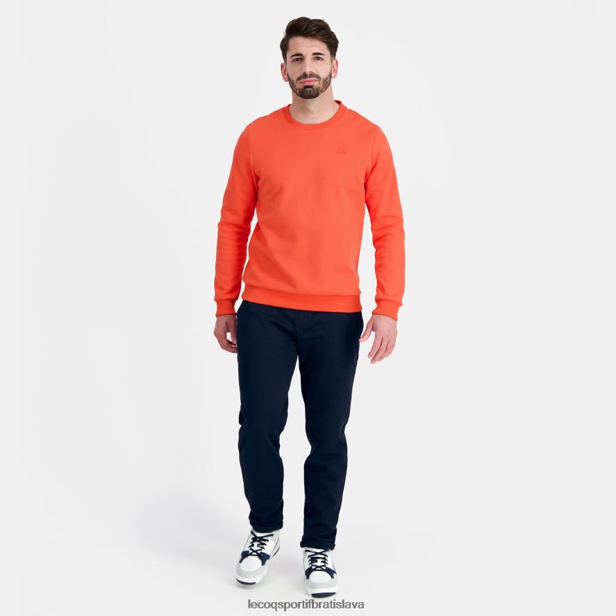 Le Coq Sportif oblečenie mikina oranžová muži BF4DLN14