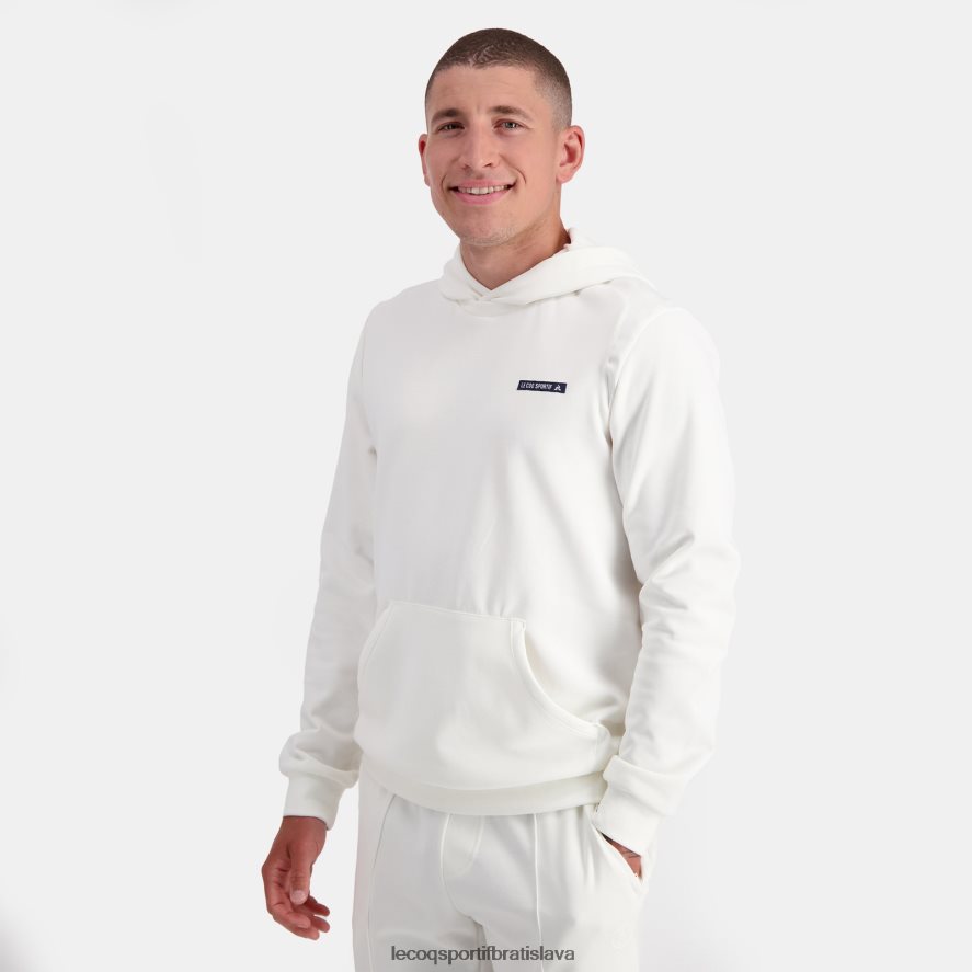 Le Coq Sportif oblečenie mikina s kapucňou biela muži BF4DLN2