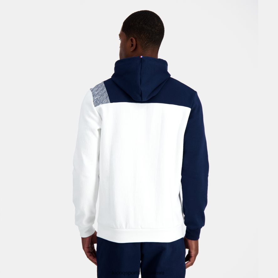 Le Coq Sportif oblečenie mikina s kapucňou biela muži BF4DLN20