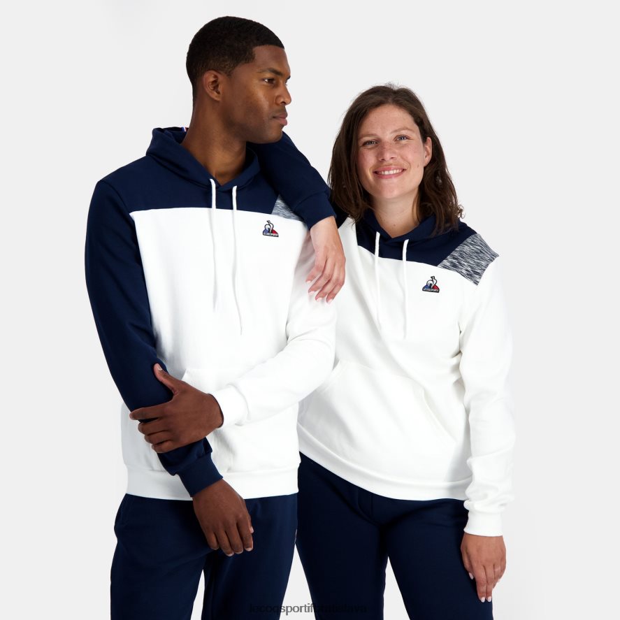 Le Coq Sportif oblečenie mikina s kapucňou biela muži BF4DLN20